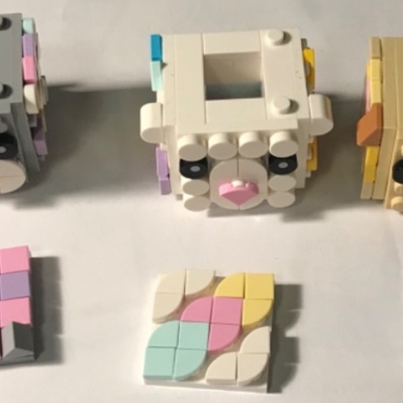 Lego DOTS Animal Photo Holder with collectable holder in center Lego miniature - Picture 3 of 5